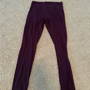 Athleta Deep Purple Leggings